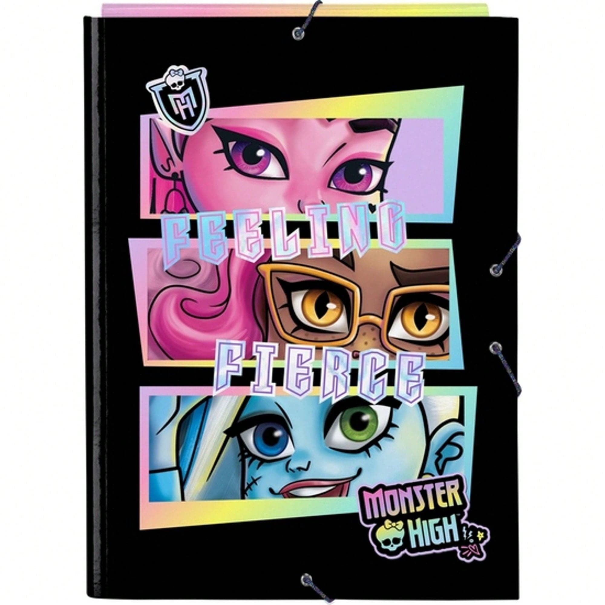 | MONSTER HIGH "CREEP" DOSSIER FOLIO À 3 RABAT